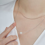 ciite' シーテ ネックレス シンプルナローネックレス & パールネックレス2個セット