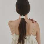ciite' シーテ ヘアアクセサリー フレンチサテンパール シュシュ