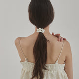 ciite' シーテ ヘアアクセサリー フレンチサテンパール シュシュ