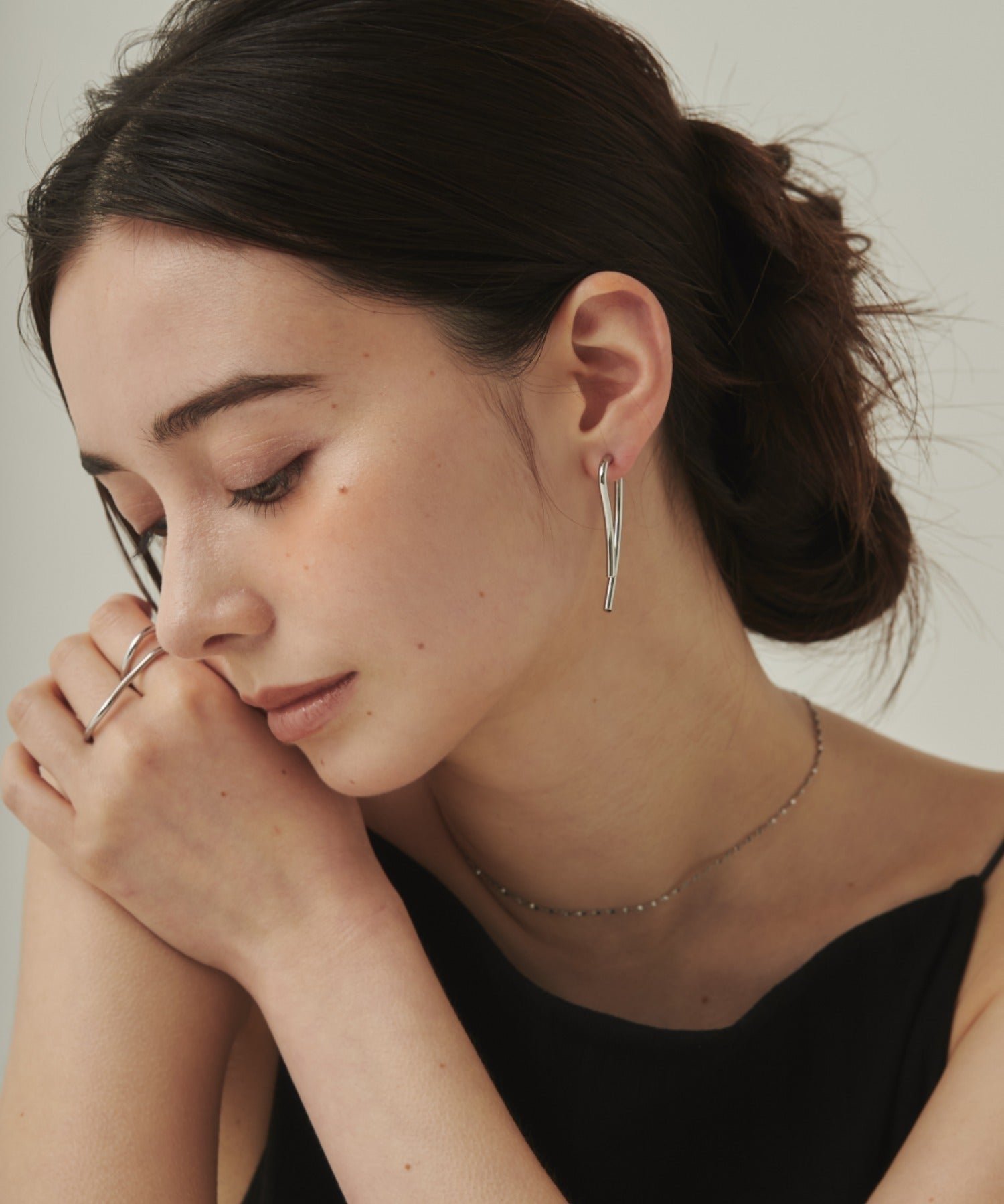 ciite' シーテ ピアス（両耳用） ニュアンスキャッチピアス (両耳用)