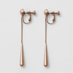 ciite' シーテ イヤリング 【 金属アレルギー対応 】 ドロップモチーフイヤリング サージカルステンレス (両耳用)