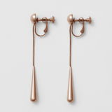 ciite' シーテ イヤリング 【 金属アレルギー対応 】 ドロップモチーフイヤリング サージカルステンレス (両耳用)