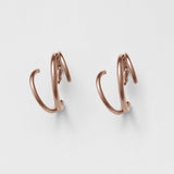 ciite' シーテ イヤリング 【 金属アレルギー対応 】 デザインフープイヤリング サージカルステンレス (両耳用)