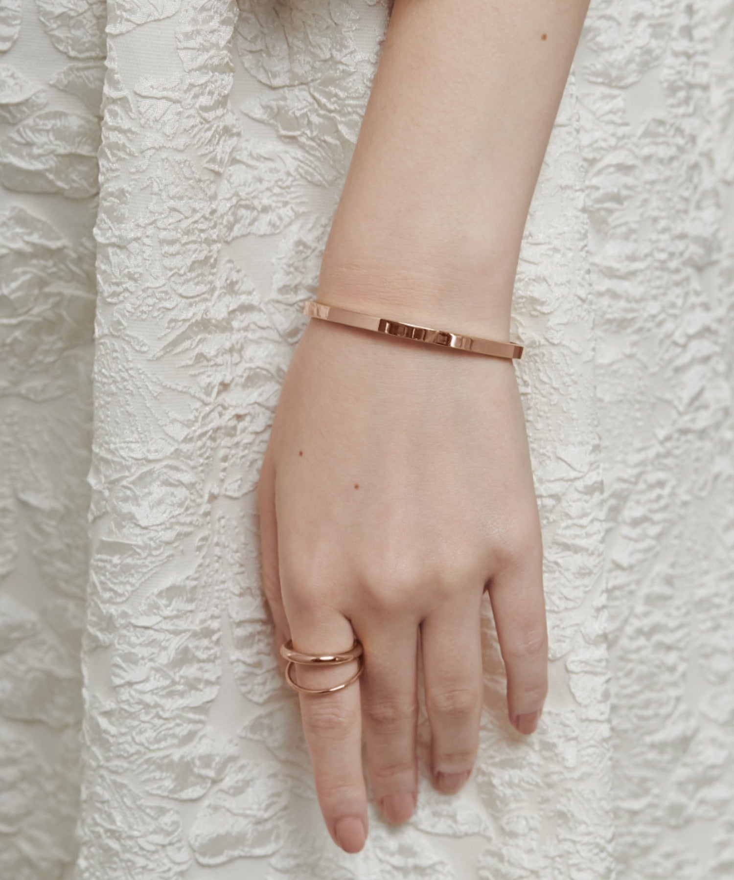 ciite' シーテ ブレスレット 【 金属アレルギー対応 】 ハートビジュー シンプルブレスレット / バングル サージカルステンレス