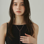 ciite' シーテ ネックレス 【 金属アレルギー対応 】 ロングチェーンネックレス & ネックレス 2セット サージカルステンレス