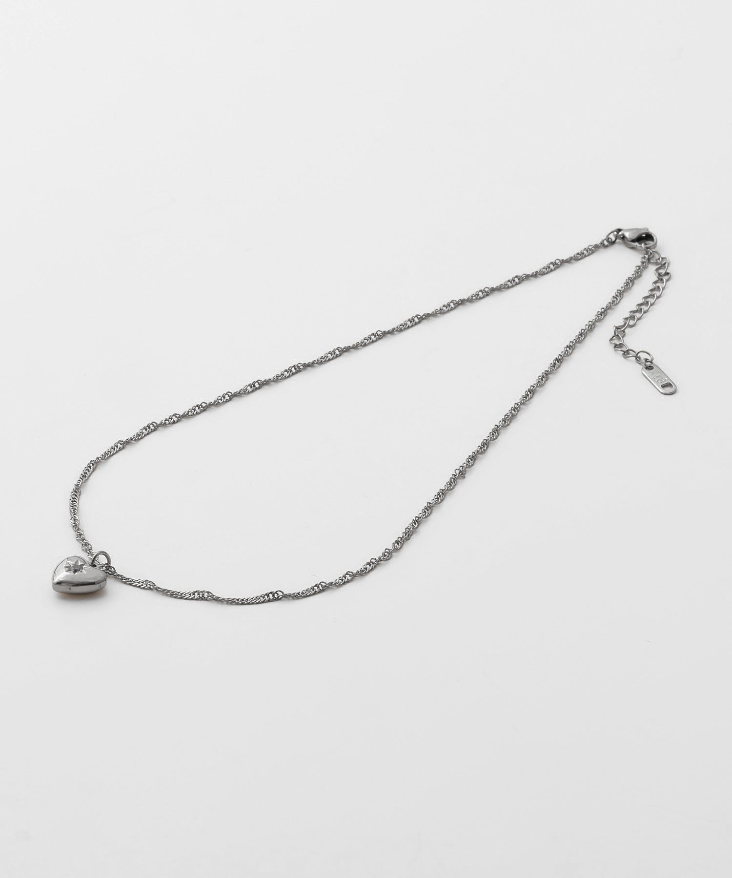 ciite' シーテ ネックレス 【 金属アレルギー対応 】 ビジューハートネックレス サージカルステンレス