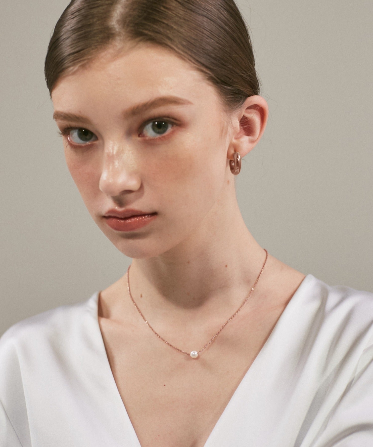 ciite' シーテ ネックレス 【 金属アレルギー対応 】 パールネックレス サージカルステンレス