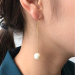 ciite' シーテ ピアス（両耳用） ゴールドチェーン × パールピアス (両耳用)