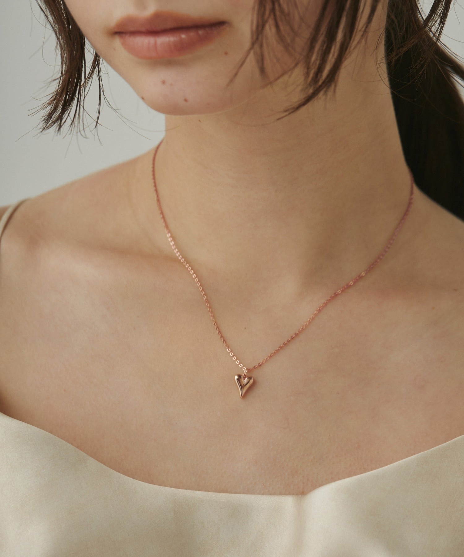 ciite' シーテ ネックレス 【 金属アレルギー対応 】 ミニハートネックレス サージカルステンレス