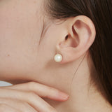 ciite' シーテ ピアス（両耳用） 【8mm】 選べるパールピアス （コットンパール / アクリルパール） (両耳用)
