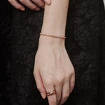 ciite' シーテ ブレスレット 【 金属アレルギー対応 】 グリッターチェーンブレスレット サージカルステンレス