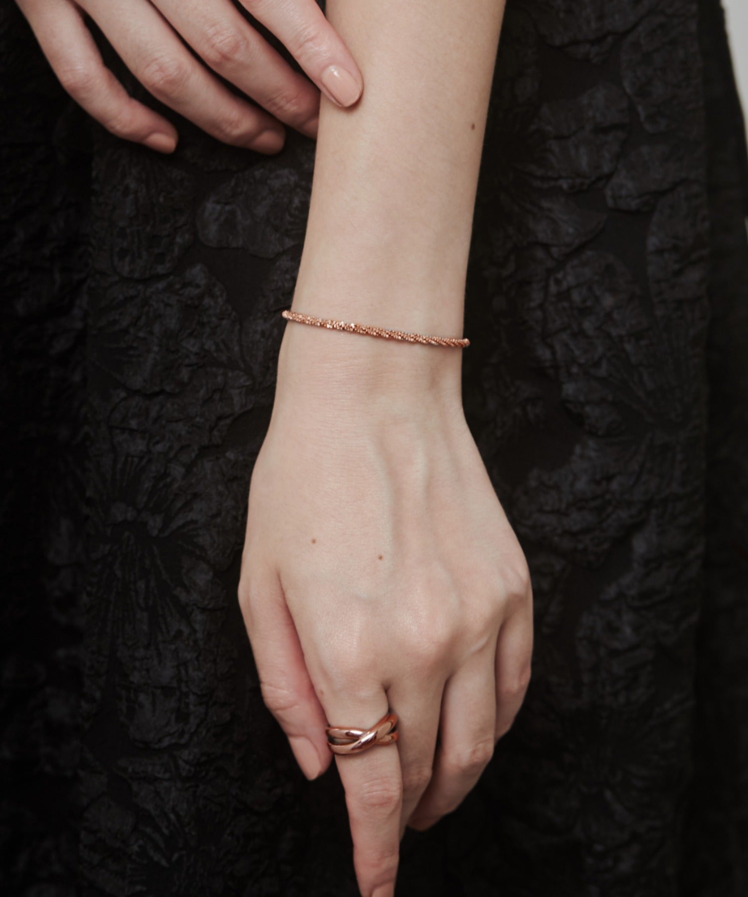 ciite' シーテ ブレスレット 【 金属アレルギー対応 】 グリッターチェーンブレスレット サージカルステンレス