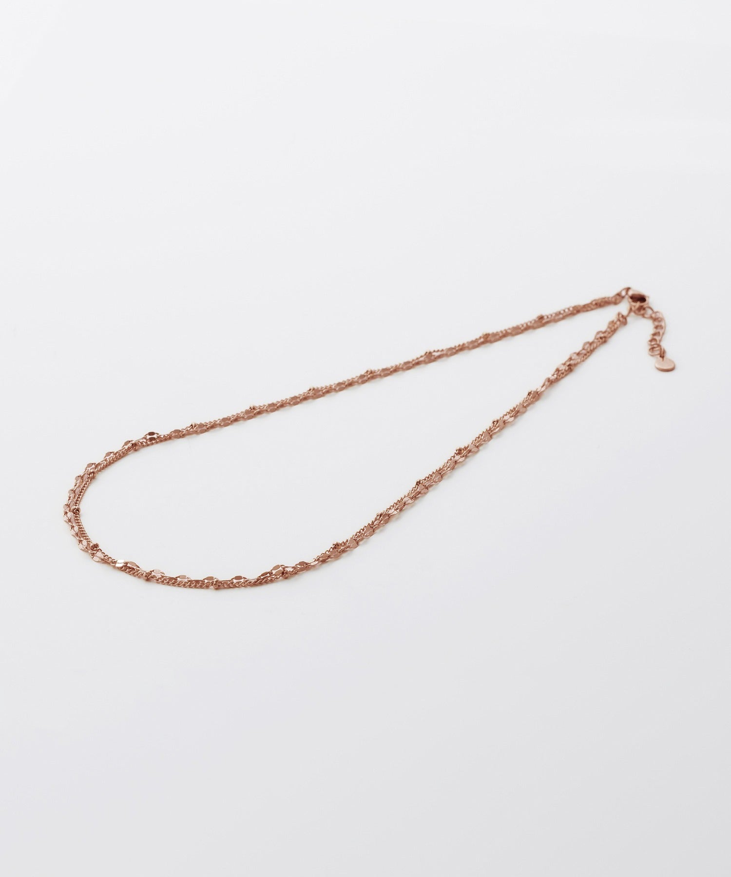 ciite' シーテ ネックレス 【 金属アレルギー対応 】 2連チェーンネックレス サージカルステンレス