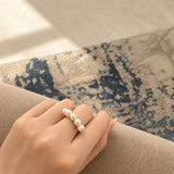 plump pearl ring