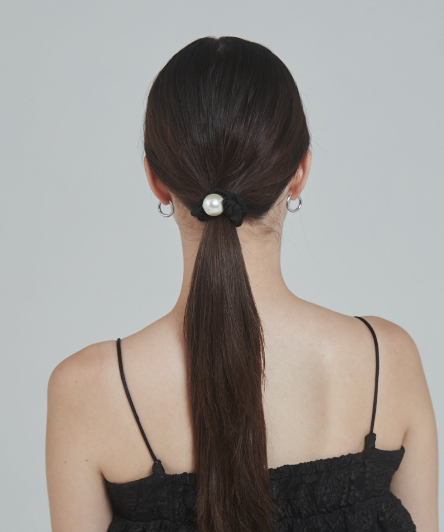 ciite' シーテ ヘアアクセサリー フレンチサテンパール シュシュ