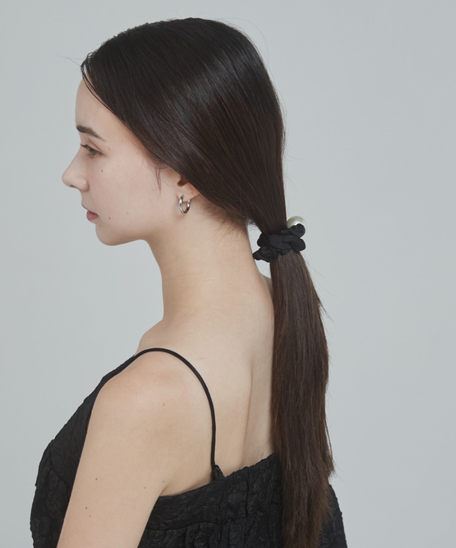 ciite' シーテ ヘアアクセサリー フレンチサテンパール シュシュ