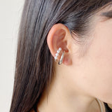ciite' シーテ ピアス（両耳用） 【 金属アレルギー対応 】ミニパールイヤカフ サージカルステンレス 316L