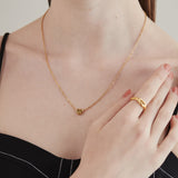 ciite' シーテ ネックレス 【 金属アレルギー対応 】 イニシャルハートネックレス サージカルステンレス