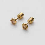 ciite' シーテ ピアス（両耳用） 【 金属アレルギー対応 】 シンプルカラービジュー ピアス サージカルステンレス (両耳用)