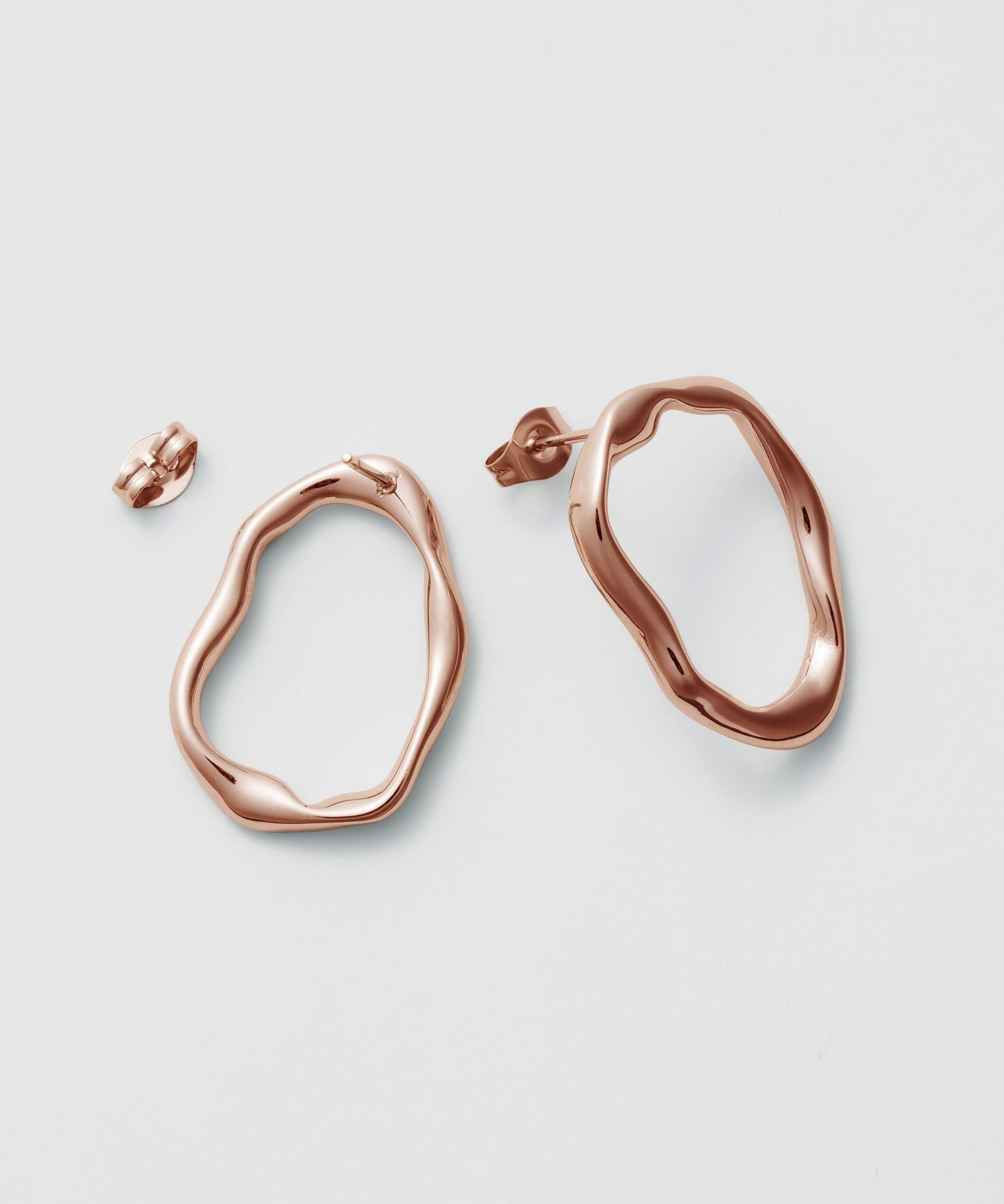 ciite' シーテ ピアス（両耳用） 【 金属アレルギー対応 】 ニュアンスサークルピアス サージカルステンレス (両耳用)