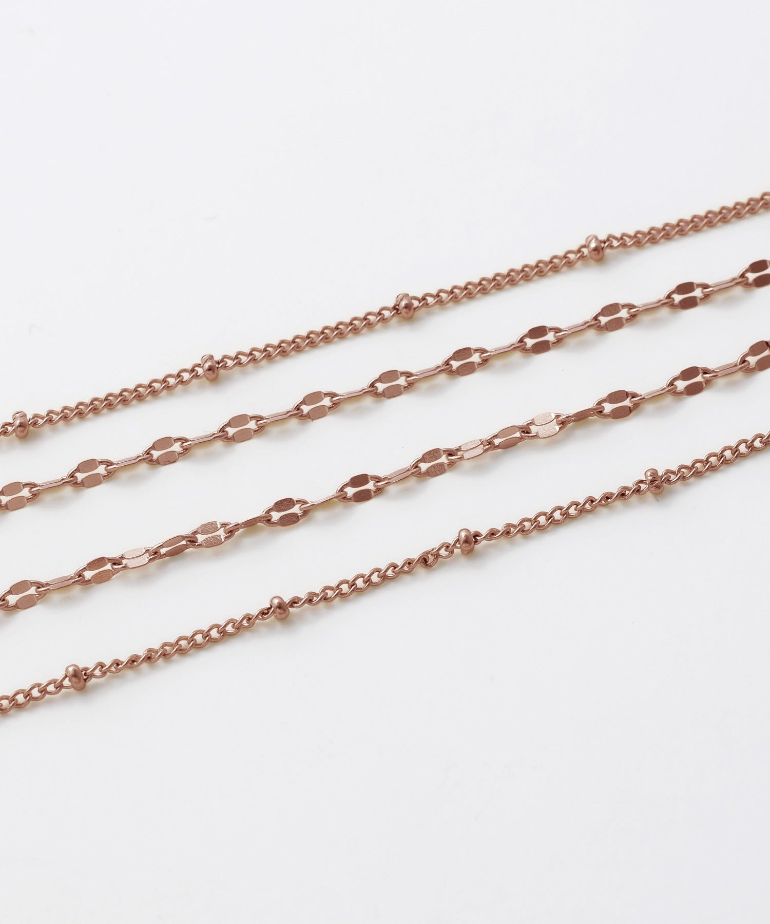 ciite' シーテ ネックレス 【 金属アレルギー対応 】 2連チェーンネックレス サージカルステンレス