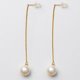 ciite' シーテ ピアス（両耳用） ゴールドチェーン × パールピアス (両耳用)