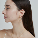 ciite' シーテ ピアス（両耳用） リングフープピアス (両耳用)