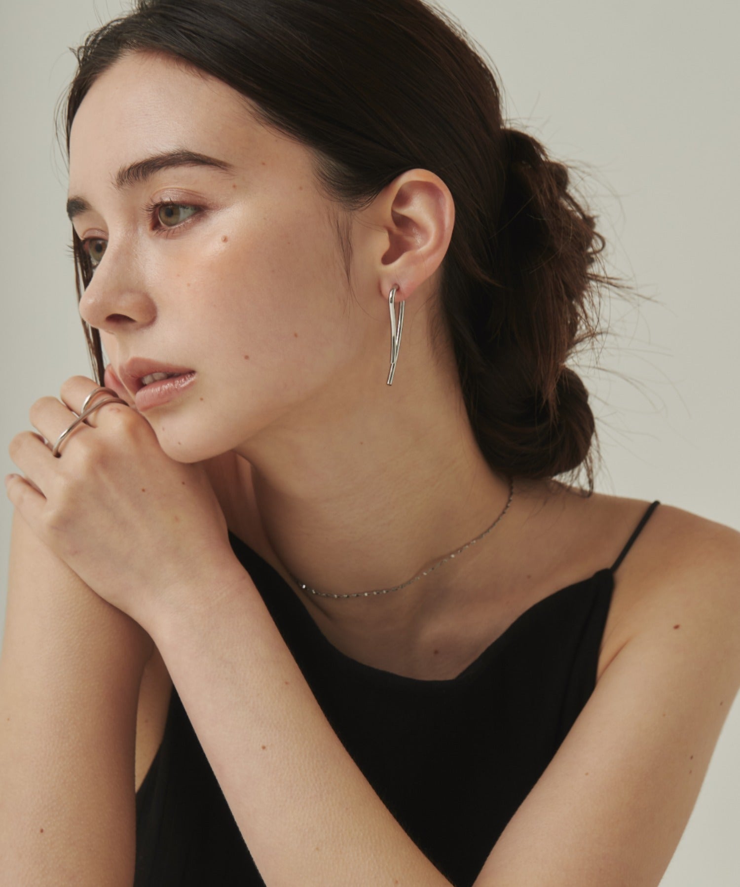 ciite' シーテ ピアス（両耳用） ニュアンスキャッチピアス (両耳用)