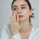 ciite' シーテ リング ハートモチーフ リング4点セット