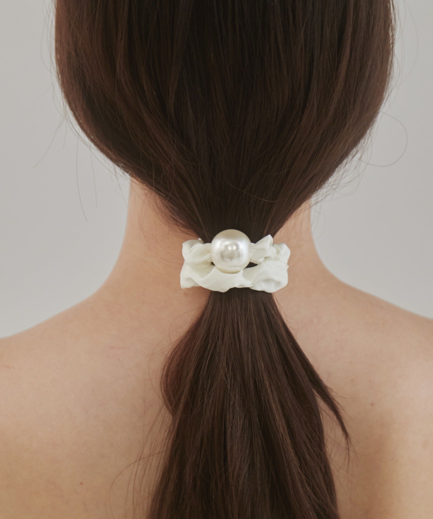ciite' シーテ ヘアアクセサリー フレンチサテンパール シュシュ