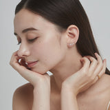 ciite' シーテ ピアス（両耳用） ラインビジューピアス / イヤーカフ風 (両耳用)