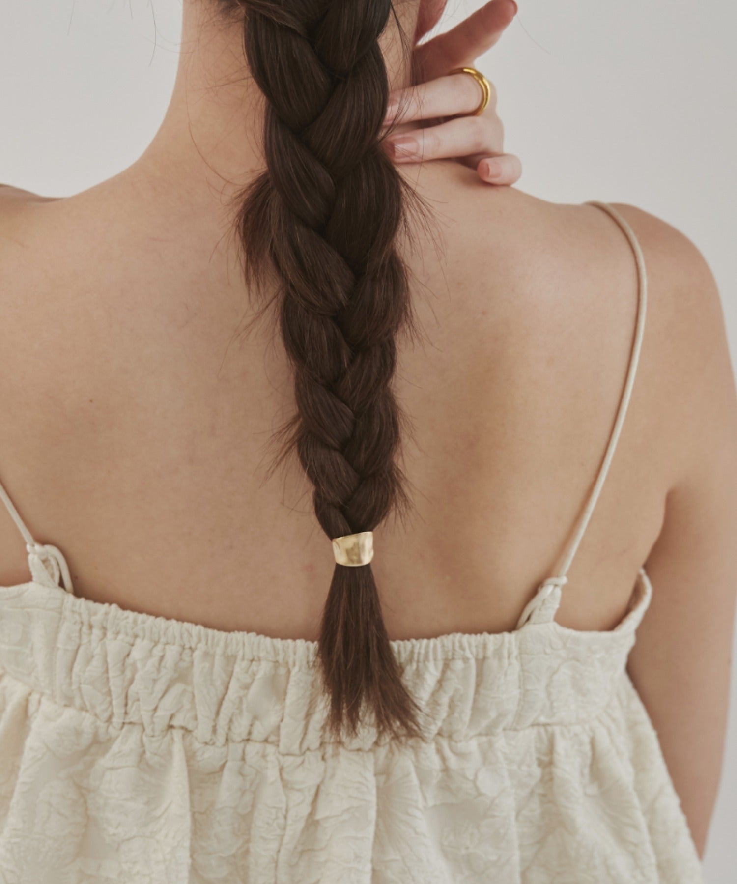 ciite' シーテ ヘアアクセサリー ミニハーフラウンドポニーフックシンプリーデザイン マット