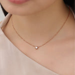 ciite' シーテ ネックレス 【 金属アレルギー対応 】 ブライトストーンネックレス サージカルステンレス