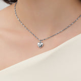 ciite' シーテ ネックレス 【 金属アレルギー対応 】 ビジューハートネックレス サージカルステンレス