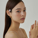 ciite' シーテ ヘアアクセサリー ワンポイントストーンヘアピン