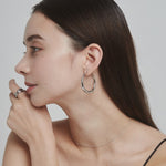 ciite' シーテ ピアス（両耳用） リングフープピアス (両耳用)
