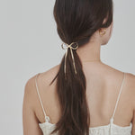 ciite' シーテ ヘアアクセサリー メタルリボンポニー