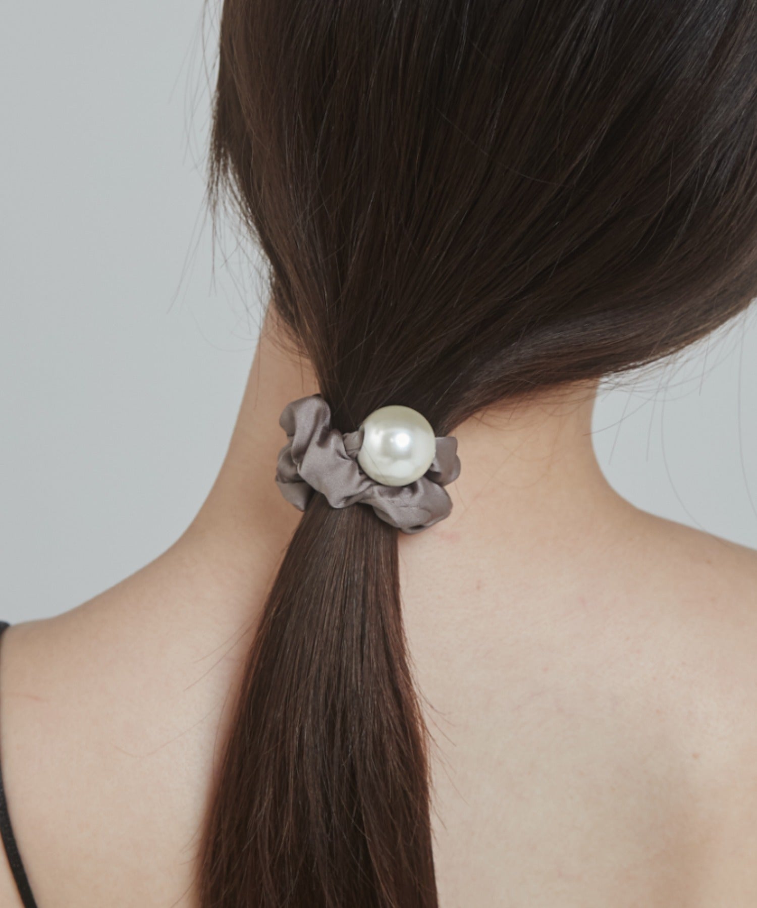 ciite' シーテ ヘアアクセサリー フレンチサテンパール シュシュ