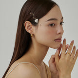 ciite' シーテ ヘアアクセサリー ワンポイントストーンヘアピン