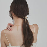 ciite' シーテ ヘアアクセサリー メタルリボンポニー