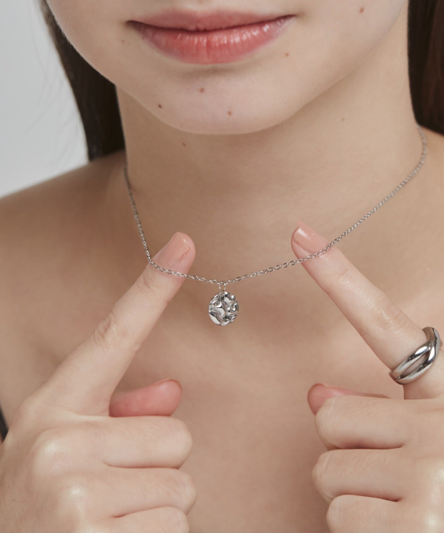 ciite' シーテ ネックレス 【 金属アレルギー対応 】 コインネックレス サージカルステンレス
