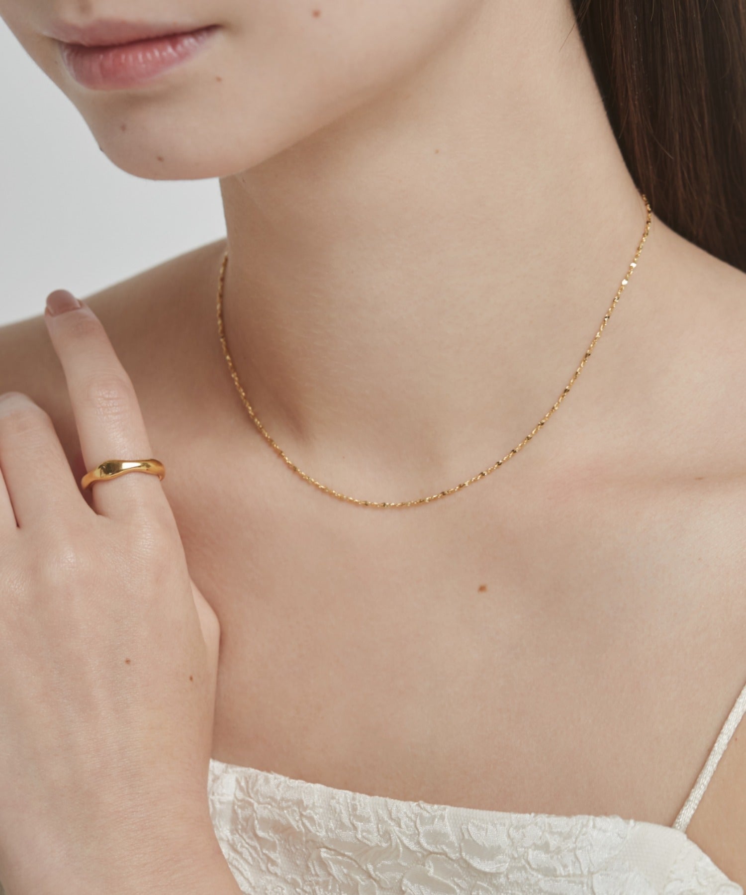ciite' シーテ ネックレス glitter chain necklace / グリッターチェーンネックレス