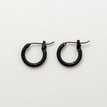 ciite' シーテ ピアス（両耳用） simple pierce / シンプルピアス ブラック FREE