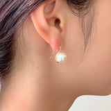 ciite' シーテ ピアス（両耳用） パールフックピアス