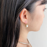 ciite' シーテ ピアス（両耳用） パールフックピアス