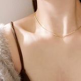 ciite' シーテ ネックレス simple snake necklace / シンプルスネークネックレス 1mm