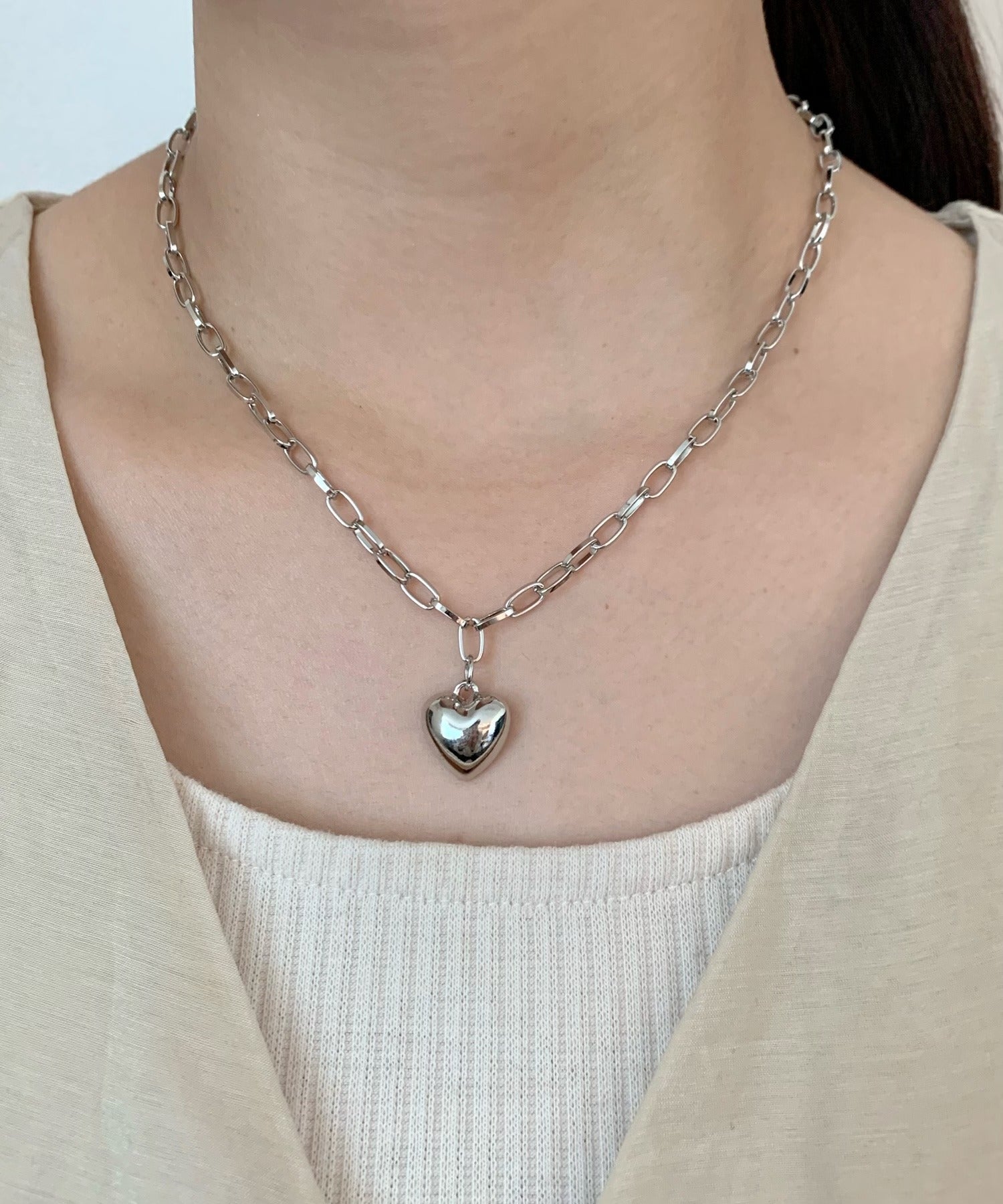 ciite' シーテ ネックレス heart top chain necklace / ハートトップチェーンネックレス