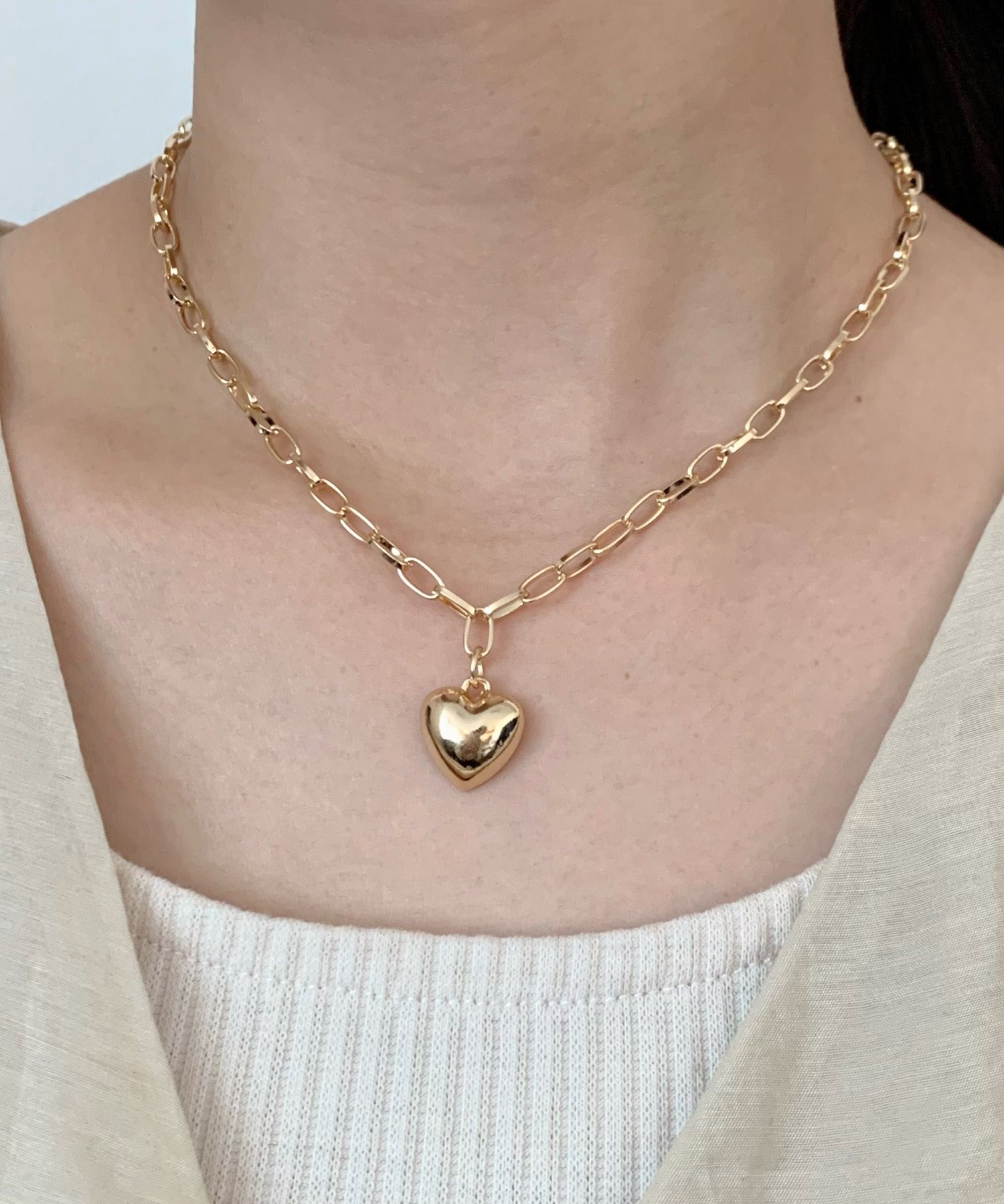 ciite' シーテ ネックレス heart top chain necklace / ハートトップチェーンネックレス