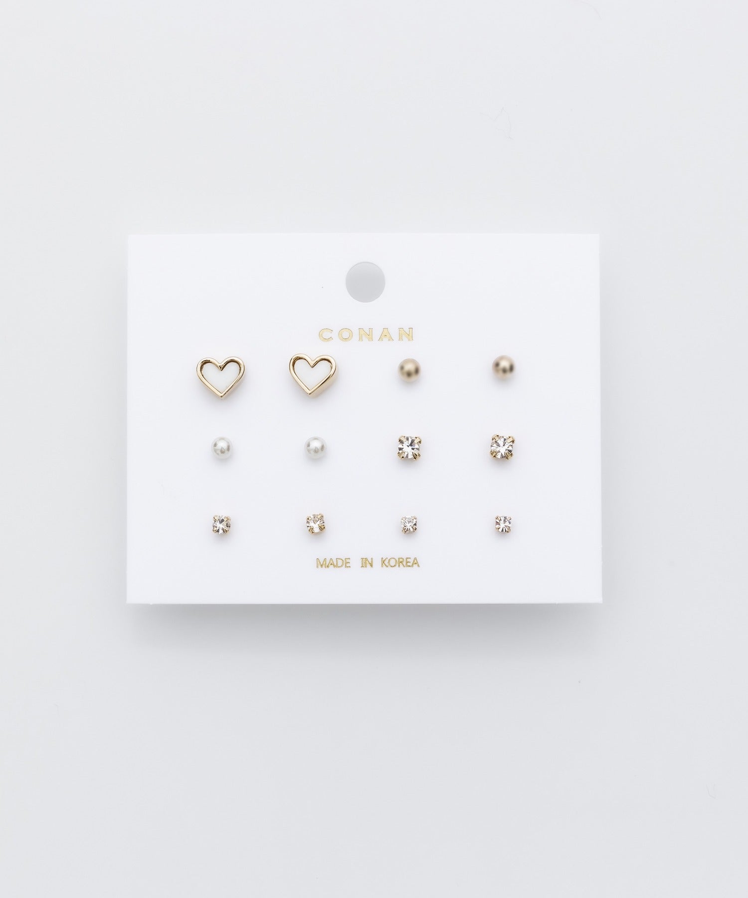 ciite' シーテ ピアス（両耳用） ピアス 6セット / pierce 6 set ホワイト FREE