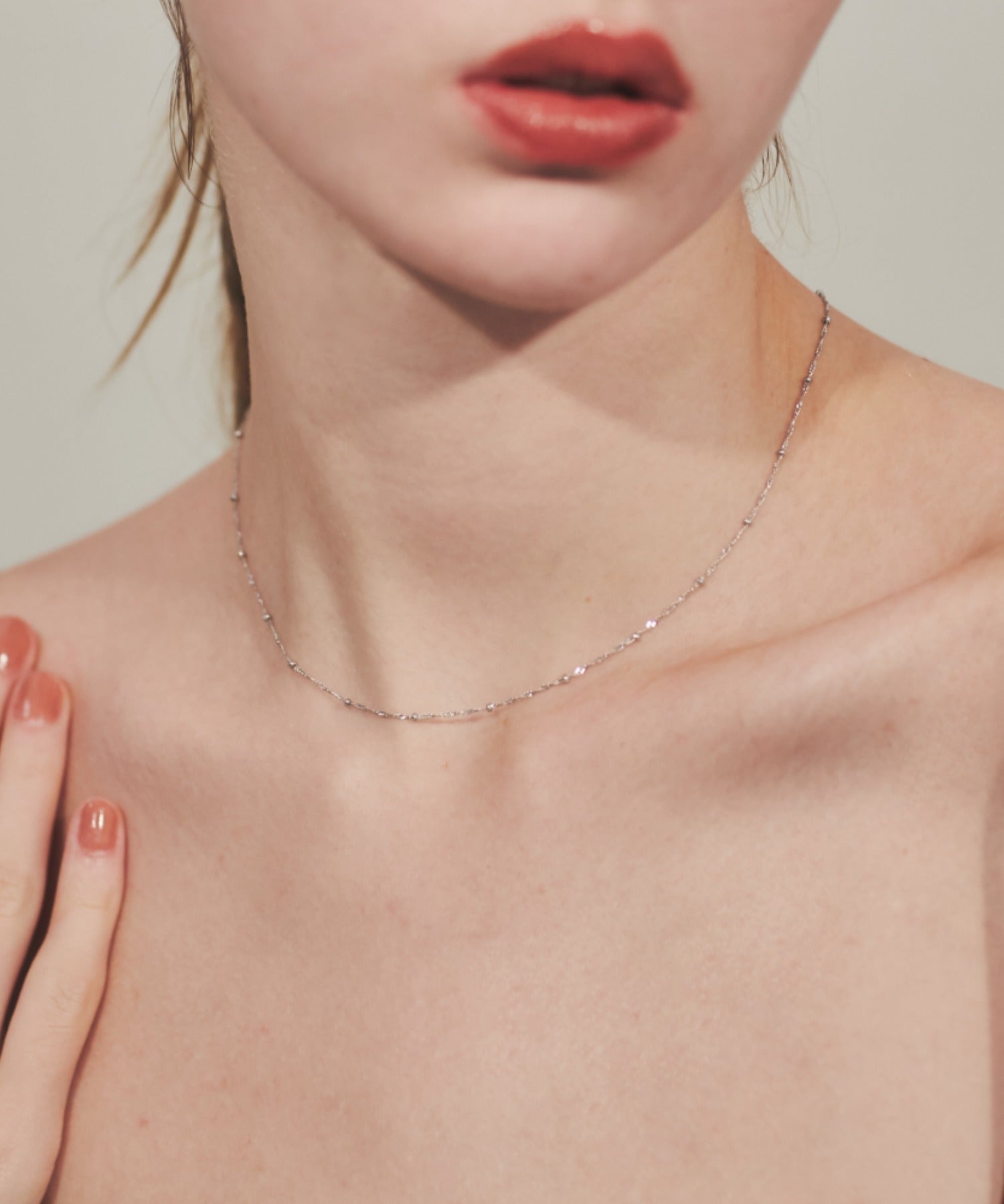 ciite' シーテ ネックレス simple chain necklace / シンプルチェーンネックレス シルバー FREE